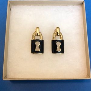 🌹Givenchy Vintage Estate Lock Earrings